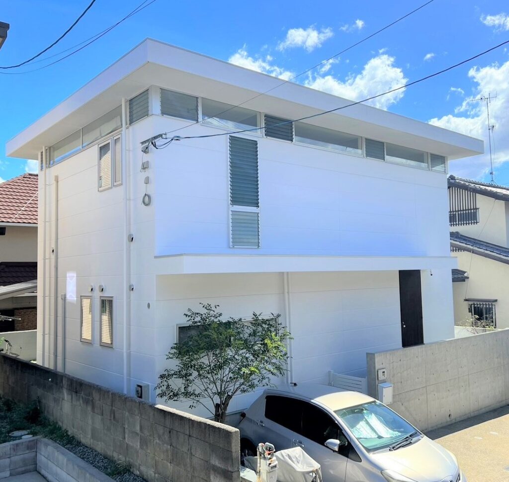 【箕面市 池田市 豊中市】池田市 Y様邸 塗装工事完工 【外壁塗装・防水工事専門店】 | ブログ| 箕面市周辺【細かい見積り】外壁塗装と屋根 ...